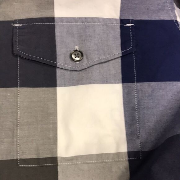👠Express men’s plaid button down.      Size Large - Picture 5 of 6